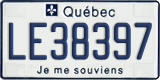 Quebec, Vanity Plates