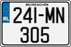 License plate of Ireland, Regular plates