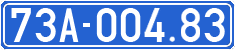 License plate of Vietnam, Government and public administrations