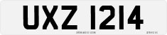 License plate of the United Kingdom, Northern Ireland (1966)
