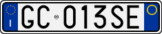 License plate of Italy, Cars (1994 year series)