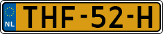License plate of the Netherlands, Agricultural vehicles