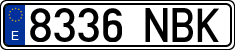 License plates of Spain, Ordinary (2000)