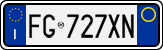 License plate of Italy, Cars (1994 year series)