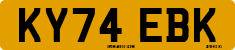 License plate of the United Kingdom, 2001 year system
