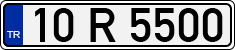 License plate of Turkey, Regular plates
