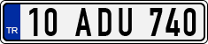 License plate of Turkey, Regular plates