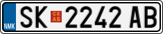 License plate of North Macedonia, Regular plates (2012)