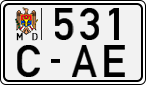 License plate of Moldova, Motorcycles (1992)