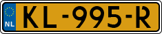 License plate of the Netherlands, Cars