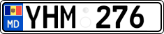 License plate of Moldova, Cars (2015)