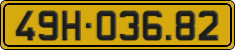 License plate of Vietnam, Commercial vehicles