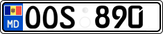 License plate of Moldova, Cars (2015)