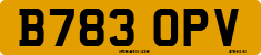 License plate of the United Kingdom, 1983 year system