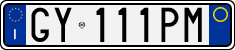 License plate of Italy, Cars (1994 year series)