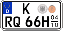 German license plate, Seasonal plates (Oldtimers)