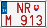 License plate of Slovakia, Dealer