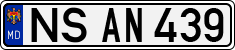 License plate of Moldova, Cars (1992)