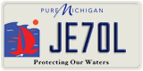 Michigan, Specialty plates (AB12C)