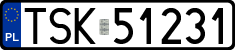 License plates of Poland, Regular car plates