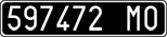 License plate of Italy, Cars (1927 year series)