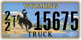 Wyoming, Truck (1(2) 12345)