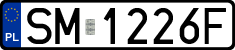 License plates of Poland, Regular car plates