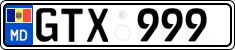 License plate of Moldova, Cars (2015)