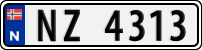 License plate of Norway, Trailers, motorcycles, special vehicles