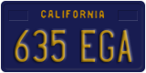California, Passenger Car (123 ABC)