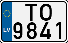 License plate of Latvia, Motorcycles