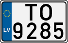 License plate of Latvia, Motorcycles