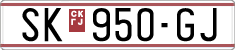 License plate of North Macedonia, Regular plates (1993)