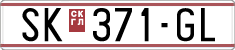License plate of North Macedonia, Regular plates (1993)