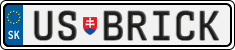 License plate of Slovakia, Vanity Plates
