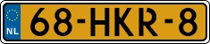 License plate of the Netherlands, Cars