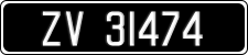 License plate of Ireland, Oldtimers