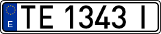 License plates of Spain, 1971 year series
