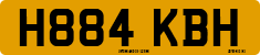 License plate of the United Kingdom, 1983 year system