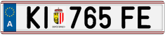 License plate of Austria, Regular plates