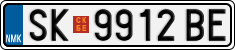 License plate of North Macedonia, Regular plates (2012)