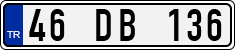 License plate of Turkey, Regular plates
