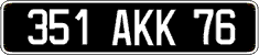 French license plate, FNI