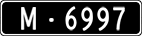License plate of Switzerland, Military (black)