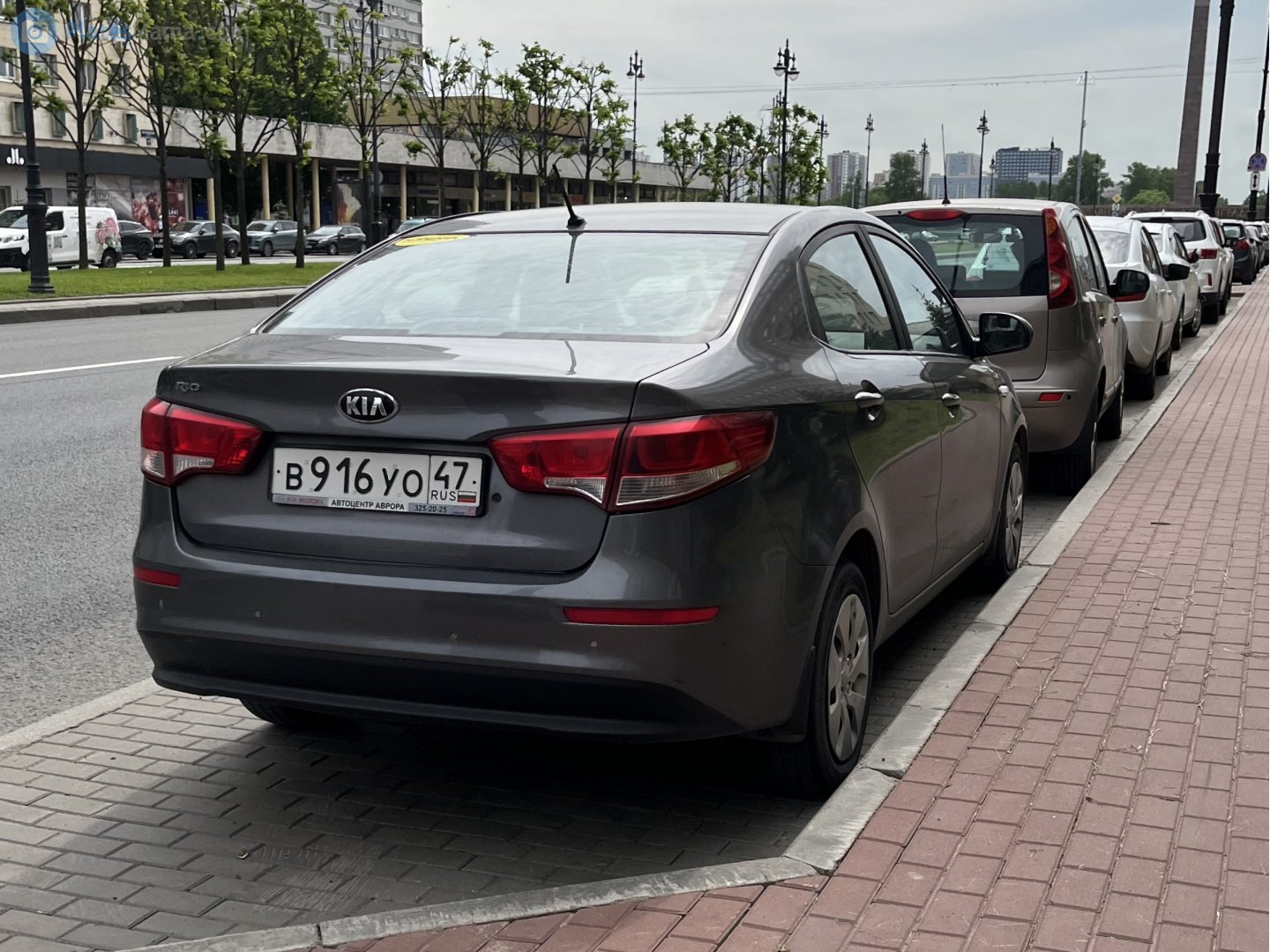 в 916 уо 47, Kia Rio 3rd gen Sedan (QB; CIS-market), facelift, 2015–2017