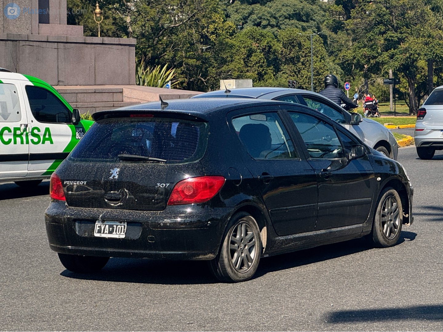 FYA 101, Peugeot 307 1st gen 5-door Hatch (T5/T6), 2001–2008 (–2011 for LATAM- and –2014 for CN-market)