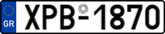 License plate of Greece, Cars