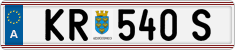License plate of Austria, Regular plates