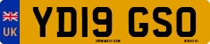 License plate of the United Kingdom, 2001 year system