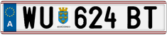 License plate of Austria, Regular plates
